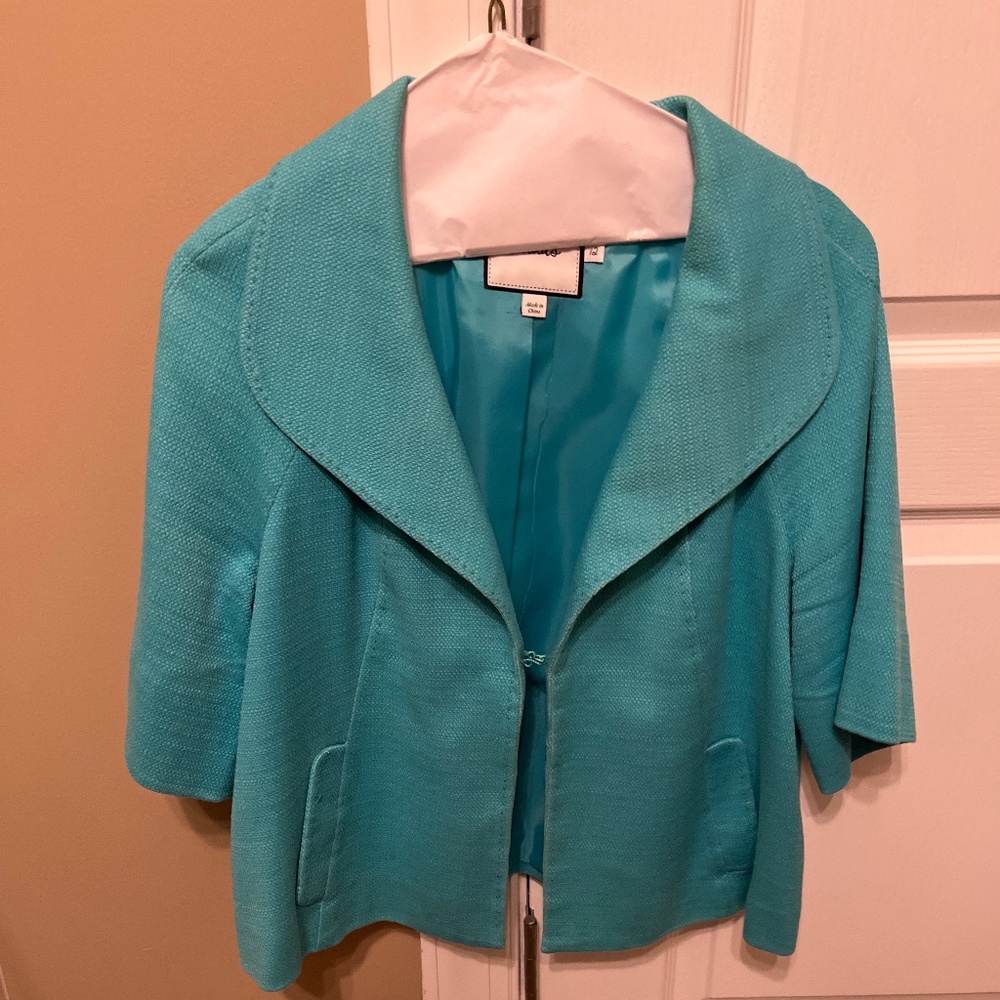 Chaus light blue jacket size 12